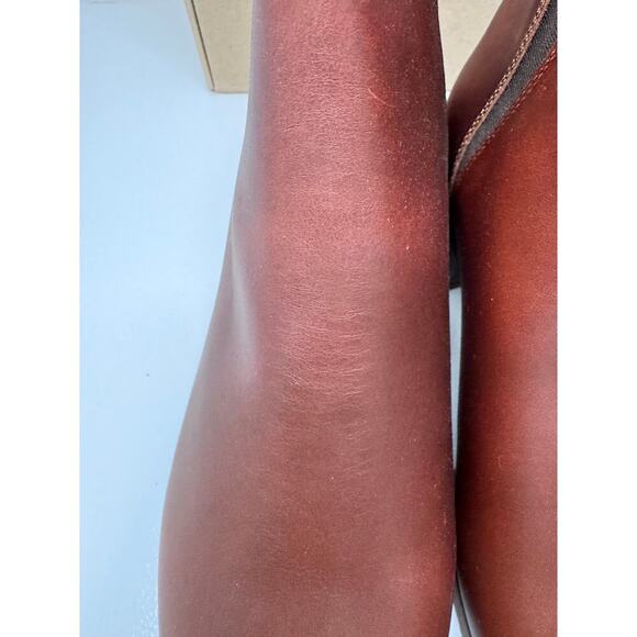 Nisolo Everyday Chelsea Boot Auburn Leather Women’s Size 9 NIB - Picture 12 of 12